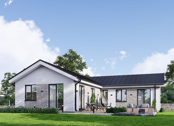 Houten prefab woning PAULA PV (Geïsoleerd, Bbl), 118 m² avp.ui.product_images.thumbnail 1