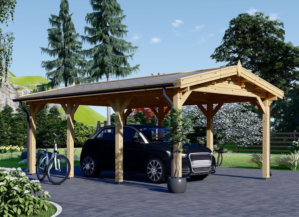 Houten carport CLASSIC, 3x6 m avp.ui.product_images.thumbnail 1