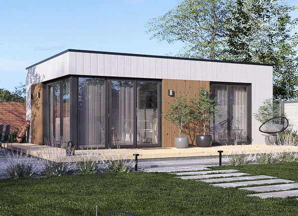 Tuinkantoor PREMIUM (34 mm + gevelbekleding), 6,5x4,5 m, 26 m² avp.ui.product_images.thumbnail 1