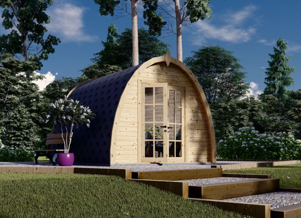 Tuinhuis - camping pod BRETA (44 mm), 3x4 m, 12 m² avp.ui.product_images.thumbnail 1