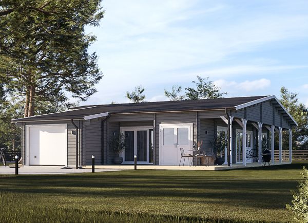 Houten huis RIVIERA S (44+44 mm), 130 m² avp.ui.product_images.thumbnail 1