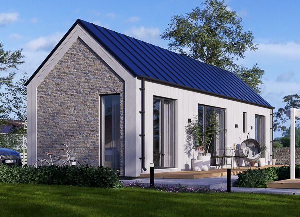 Houten prefab woning ADALINE BBL PV (Geïsoleerd, Bbl), 43 m² avp.ui.product_images.thumbnail 1