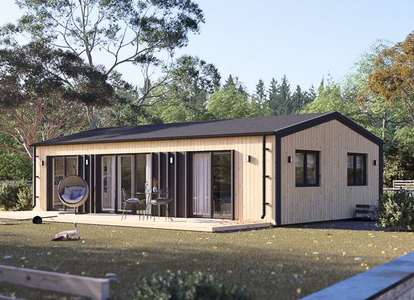Houten huis SELENE (44 mm + gevelbekleding), 54 m² avp.ui.product_images.thumbnail 1