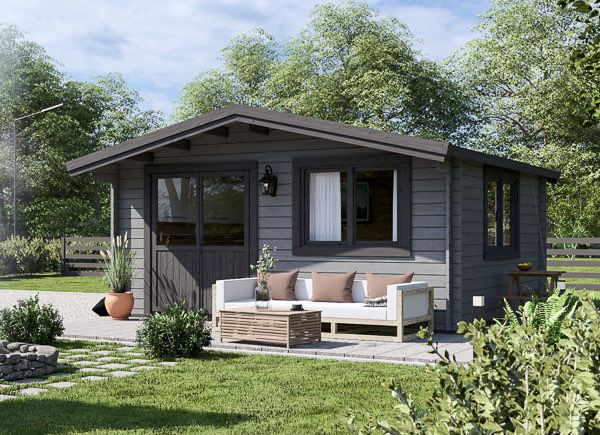 Tuinhuis blokhut LILLE (34 mm), 5x4 m, 20 m² avp.ui.product_images.thumbnail 1