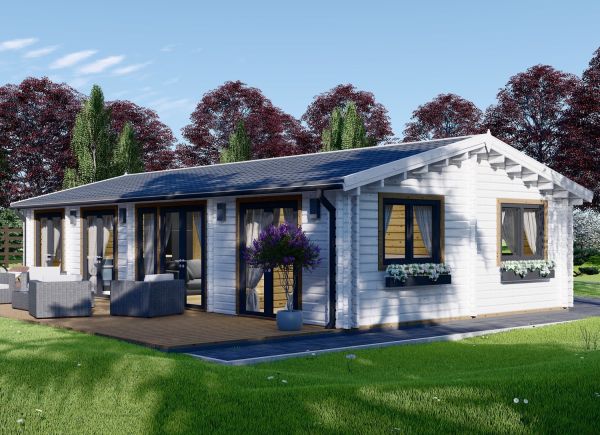 Houten huis AGNES S (Geïsoleerd, 44+44 mm), 75 m² avp.ui.product_images.thumbnail 1