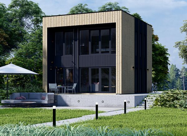 Houten huis KAYA 4 (44 mm + gevelbekleding), 64 m² avp.ui.product_images.thumbnail 1