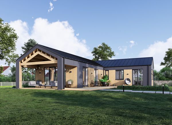 Houten prefab woning TESSA PV (Geïsoleerd, Bbl), 130 m² avp.ui.product_images.thumbnail 1