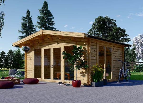Tuinhuis blokhut MARTA (34 mm), 5x4 m, 20 m² avp.ui.product_images.thumbnail 1