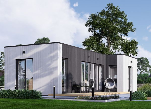 Houten prefab woning LUCIA 2 PV (Geïsoleerd, Bbl), 50 m² avp.ui.product_images.thumbnail 1
