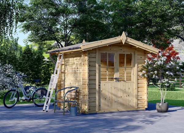 Tuinhuis blokhut NANO (28 mm), 2,5x2 m, 5 m² avp.ui.product_images.thumbnail 1