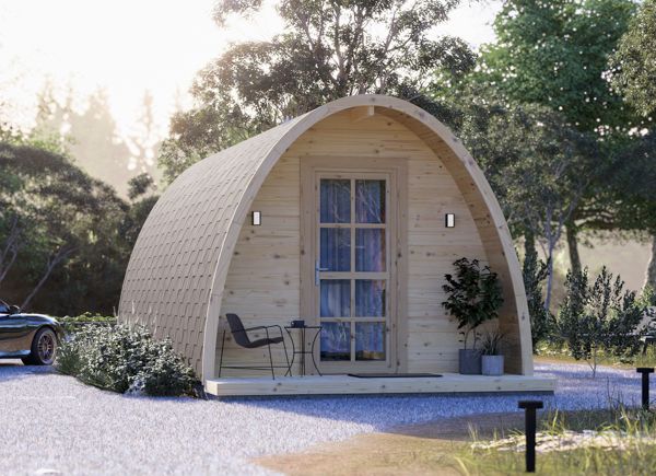 Tuinhuis - camping pod BRETA S (44 mm), 3x6 m, 18 m² thumbnail 1