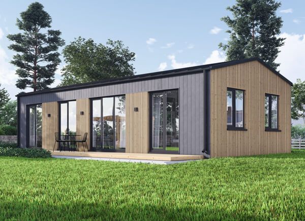 Houten prefab woning NICOLE PV (Geïsoleerd, Bbl), 67 m² avp.ui.product_images.thumbnail 1