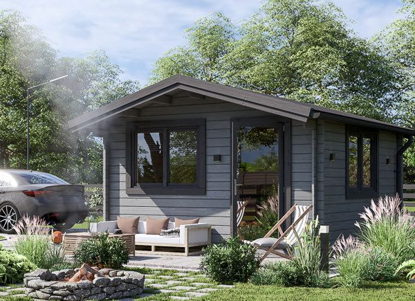 Tuinhuis blokhut DREUX (34 mm), 4x4 m, 16 m² avp.ui.product_images.thumbnail 1