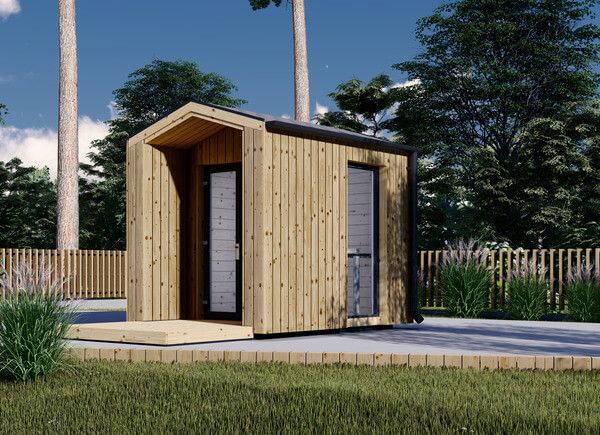 Tuinkantoor PIA (34 mm + gevelbekleding), 2x2 m, 4 m² avp.ui.product_images.thumbnail 1