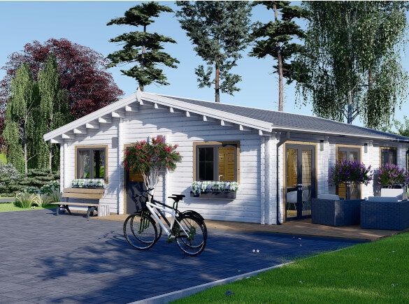 Houten huis ALICE (Geïsoleerd PLUS, 44+44 mm), 72 m² avp.ui.product_images.thumbnail 1