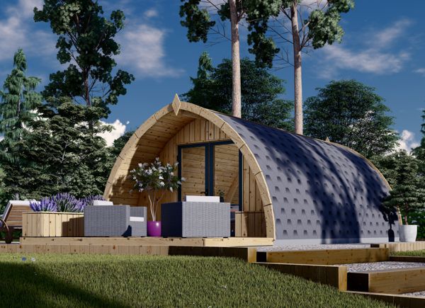 Tuinhuis - camping pod BRETA (44 mm), 4x6 m, 24 m² avp.ui.product_images.thumbnail 1