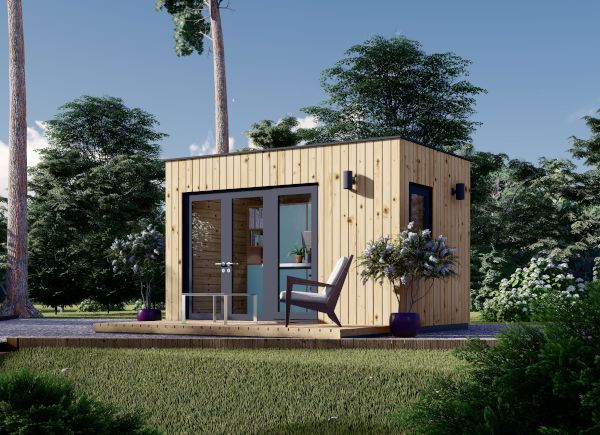 Tuinkantoor PREMIUM (34 mm + gevelbekleding), 4,1x2,4 m, 10 m² avp.ui.product_images.thumbnail 1