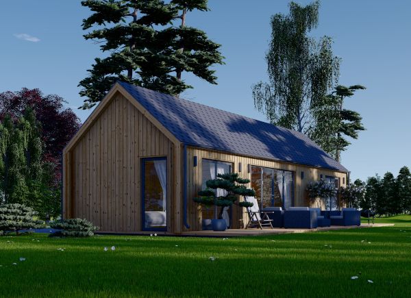 Houten huis ADALINE (Geïsoleerd, 34 mm + gevelbekleding), 50 m² avp.ui.product_images.thumbnail 1