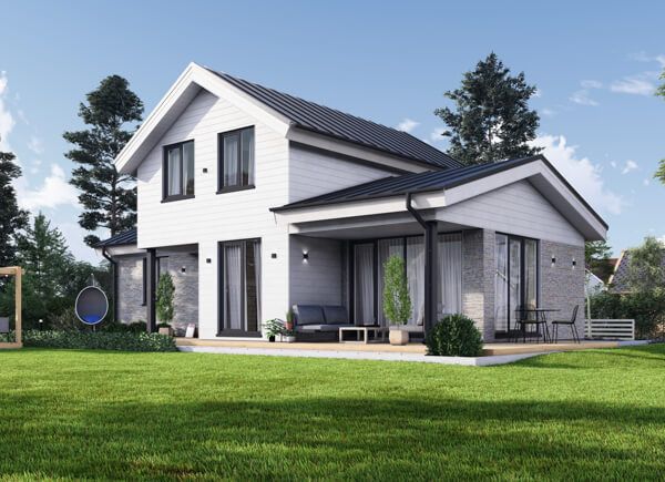 Houten prefab woning HOLLAND PV (Geïsoleerd, Bbl), 116 m² avp.ui.product_images.thumbnail 1