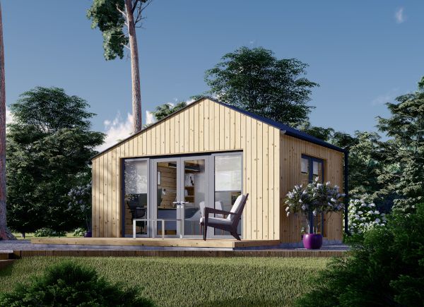 Prefab houten tuinhuis TONIA (34 mm + gevelbekleding), 5x4 m, 20 m² avp.ui.product_images.thumbnail 1
