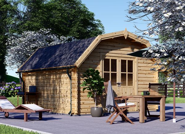 Tuinhuis blokhut ORLANDO (34 mm), 4x4 m, 16 m² avp.ui.product_images.thumbnail 1