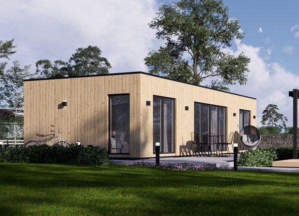 Houten huis PREMIUM S (Geïsoleerd, 34 mm + gevelbekleding), 10,5x4,5 m, 47 m² avp.ui.product_images.thumbnail 1