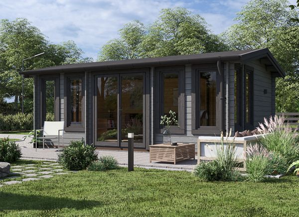 Tuinhuis blokhut DEVON (44 mm), 6x4 m, 24 m² avp.ui.product_images.thumbnail 1