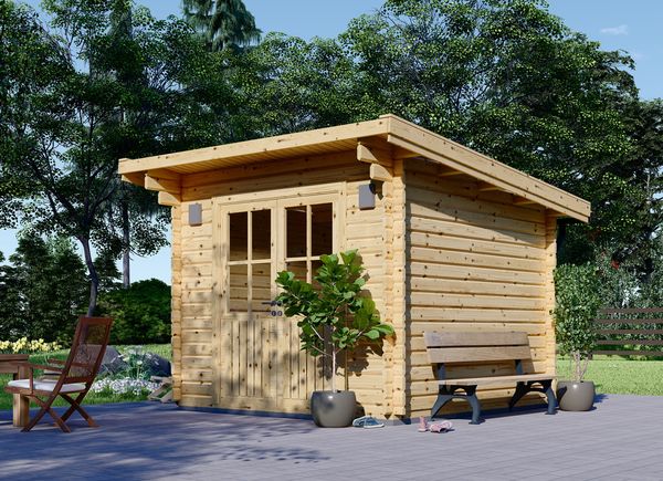 Tuinhuis blokhut MALTA (28 mm), 3x3 m, 9 m² avp.ui.product_images.thumbnail 1