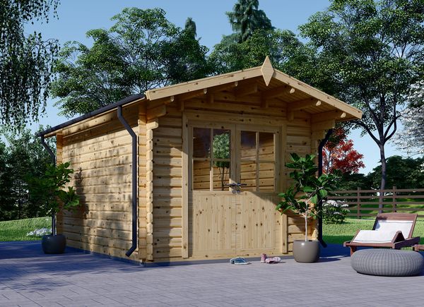 Tuinhuis blokhut PETER (34 mm), 3x3 m, 9 m² avp.ui.product_images.thumbnail 1