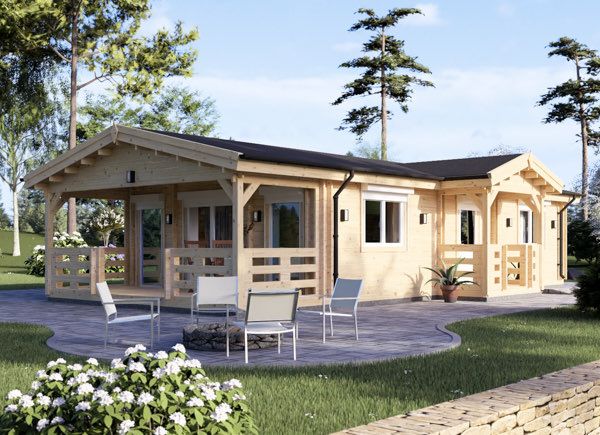 B-Ware: Houten huis DONNA S (Geïsoleerd PLUS, 44+44 mm), 63 m² avp.ui.product_images.thumbnail 1