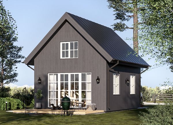 Houten prefab woning KARINA PV (Geïsoleerd, Bbl), 46 m² avp.ui.product_images.thumbnail 1