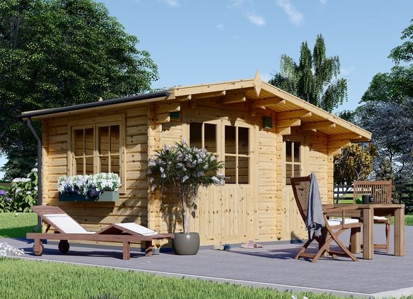 Tuinhuis blokhut BENINGTON (34 mm), 4,5x3 m, 13 m² avp.ui.product_images.thumbnail 1
