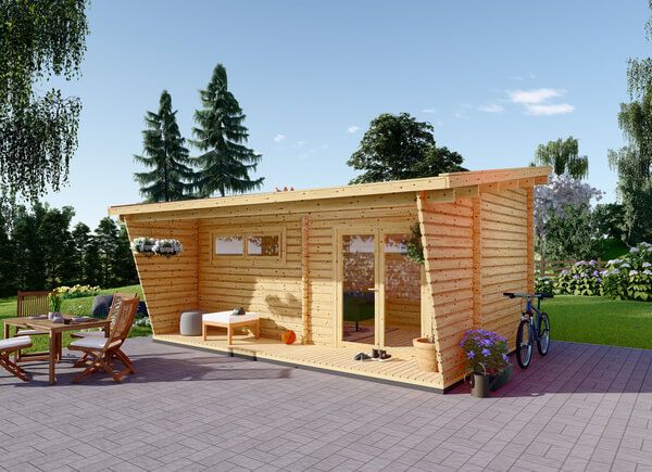 Tuinhuis blokhut HORTA (44 mm), 6x3 m, 18 m² avp.ui.product_images.thumbnail 1