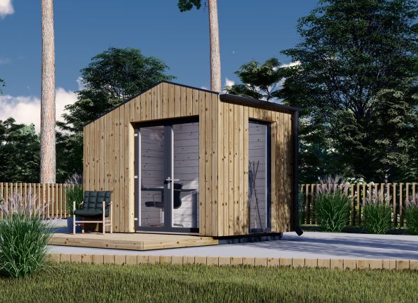 Tuinkantoor TONIA (34 mm + gevelbekleding), 3x2 m, 6 m² avp.ui.product_images.thumbnail 1