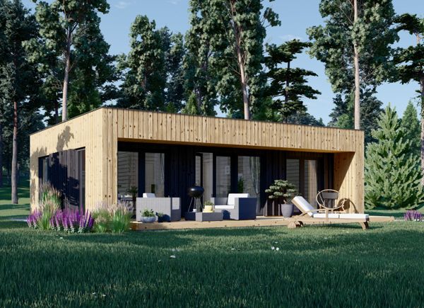 Houten huis KAYA 1 (44 mm + gevelbekleding), 48 m² avp.ui.product_images.thumbnail 1