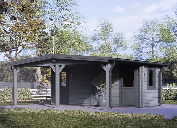 Houten carport 3x6 m met berging 2x6 m avp.ui.product_images.thumbnail 1