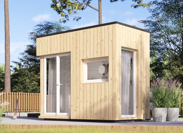 Tuinkantoor PREMIUM L S (Geïsoleerd PLUS, 34 mm + gevelbekleding), 3x1.5 m, 4.5 m² avp.ui.product_images.thumbnail 1