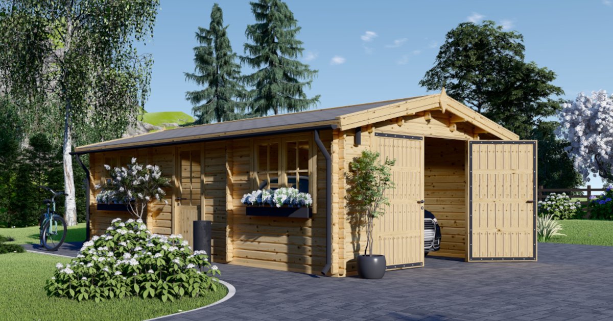 Houten garage kopen? Prefab houten garages bij Pineca.nl