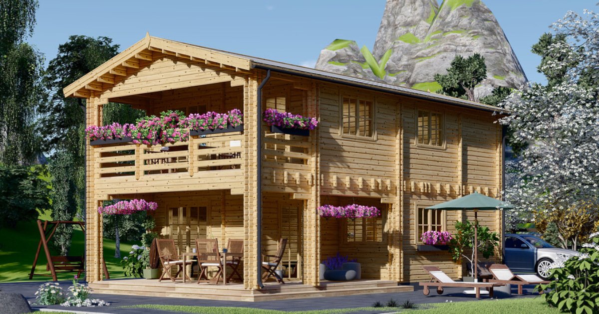 Houten chalet voor permanente bewoning bij Pineca.nl